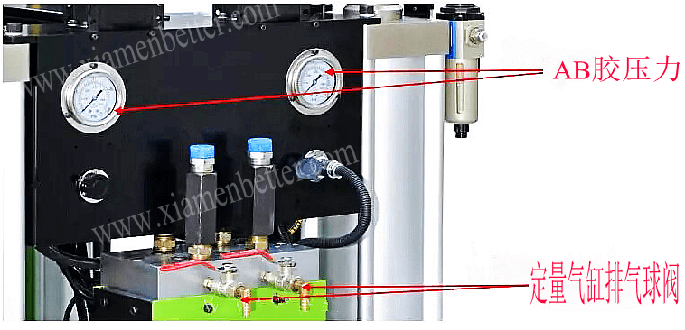 液体硅胶计量缸排气